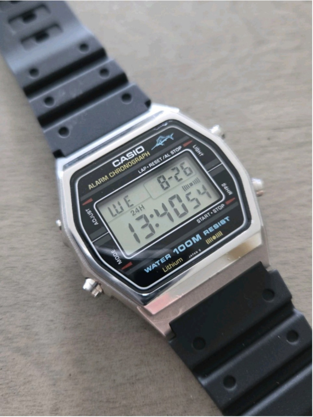 Rare Vintage Casio W-750 Men's Digital LCD Watch 1980s Great Must See Retro!!! - Picture 5 of 16